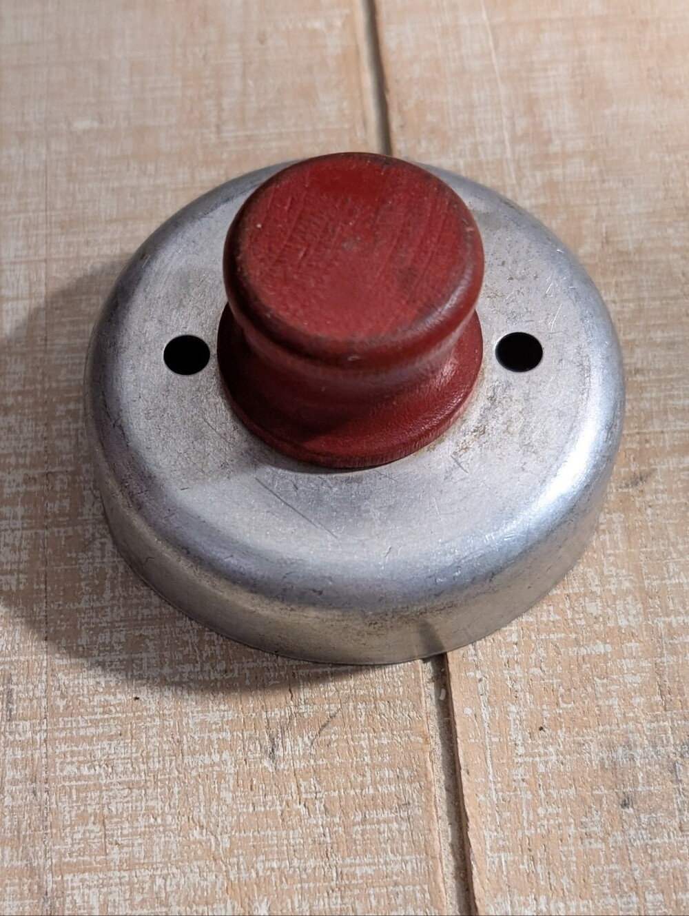 Antique 1940s Aluminum Biscuit/ Donut Cutter